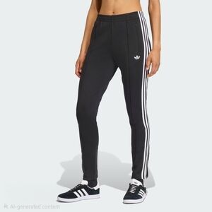 Track suit bottoms with 3-Stripes for classic adidas style.